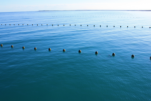 Photo of our Australian pearl oyster lease in the stunning, calm waters of the Kimberley coastline where we cultivate our Australian South Sea pearls.