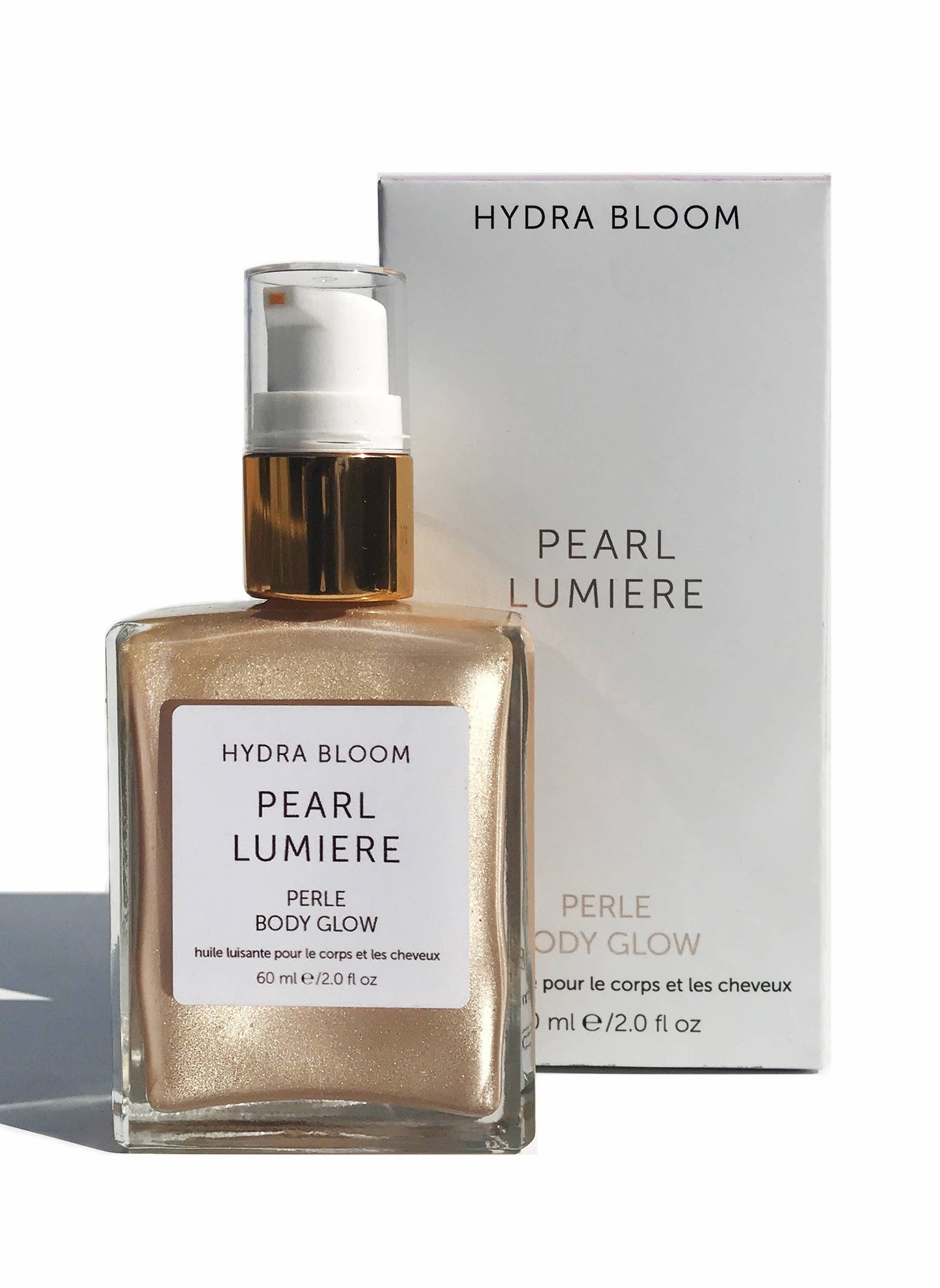 Pearl Shimmer Lumiere Oil Body Glow- 60ml Hydra Bloom