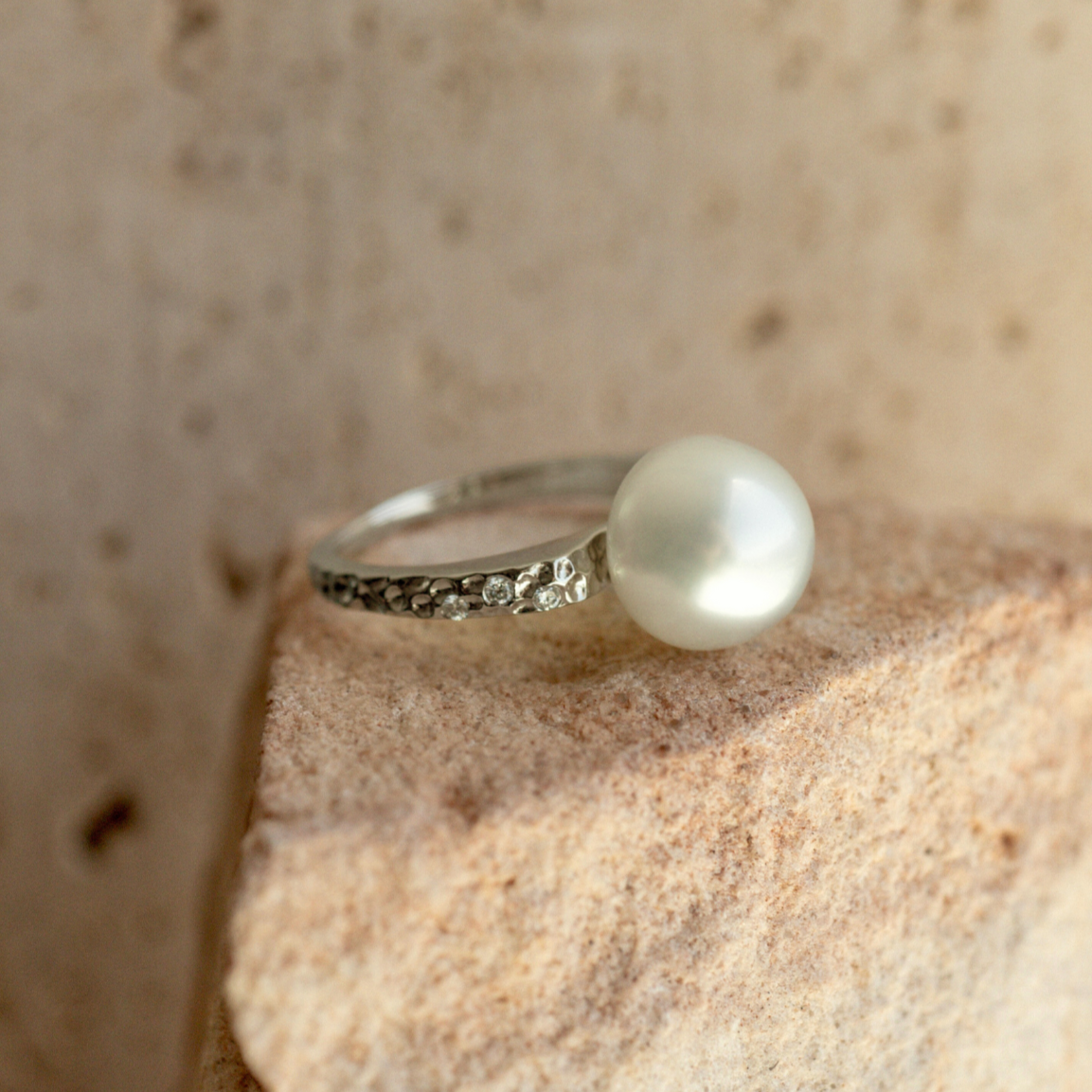 Impressions Petite Pearl Ring South Sea Pearl Pearls of Australia