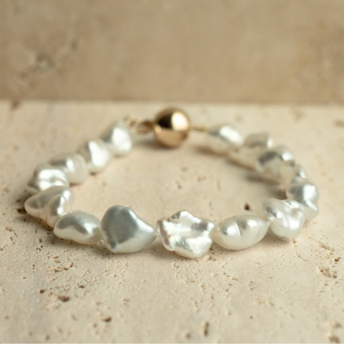 Keshi Pearl Strand Bracelet Keshi Pearls Pearls of Australia