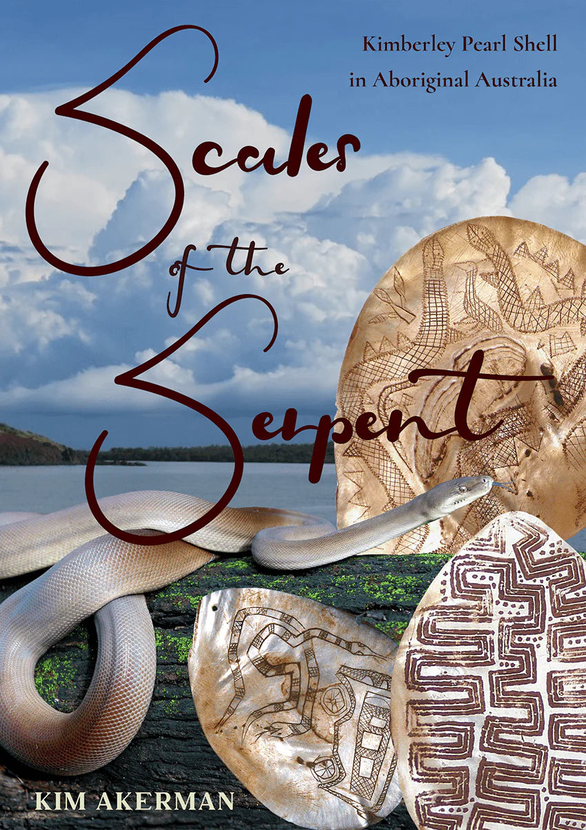 A magnificent volume presenting a detailed study of the Aboriginal use of pearl shell in both the traditional and contemporary worlds. This is already a classic. The jaded and faux art of the desert drawings is already rolling over with the freshness and strictly limited availability of pearl shell art.