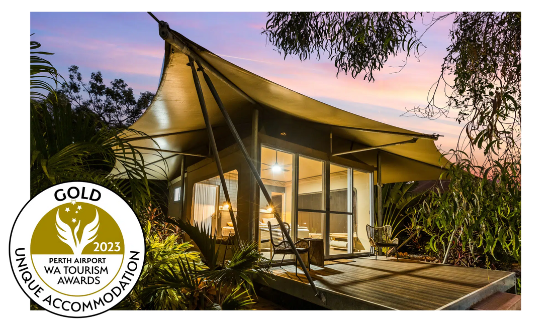 Triumph for Cygnet Bay Pearl Farm at the 2023 WA Tourism Awards scooping Gold for Unique Accommodation