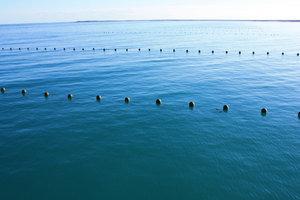 Photo of our Australian pearl oyster lease in the stunning, calm waters of the Kimberley coastline where we cultivate our Australian South Sea pearls. 