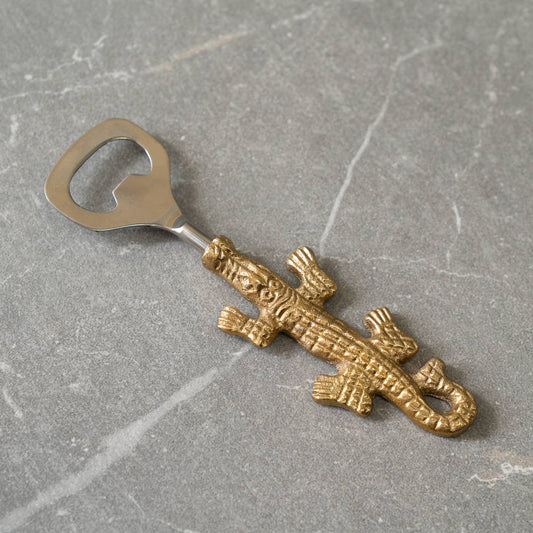 Crocodile Gold Bottle Opener