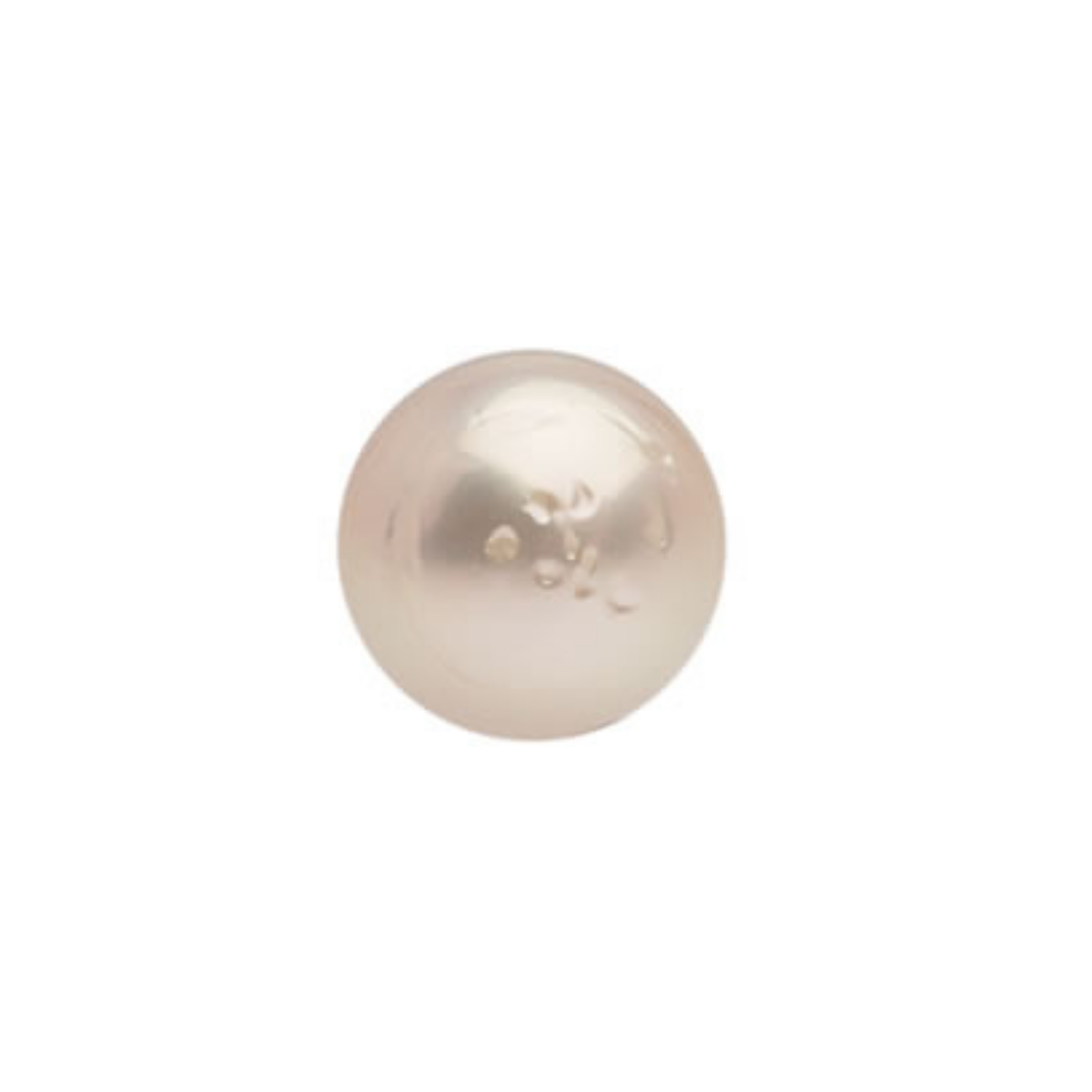 An A grade Australian Akoya pearl with a heavily blemished surface.