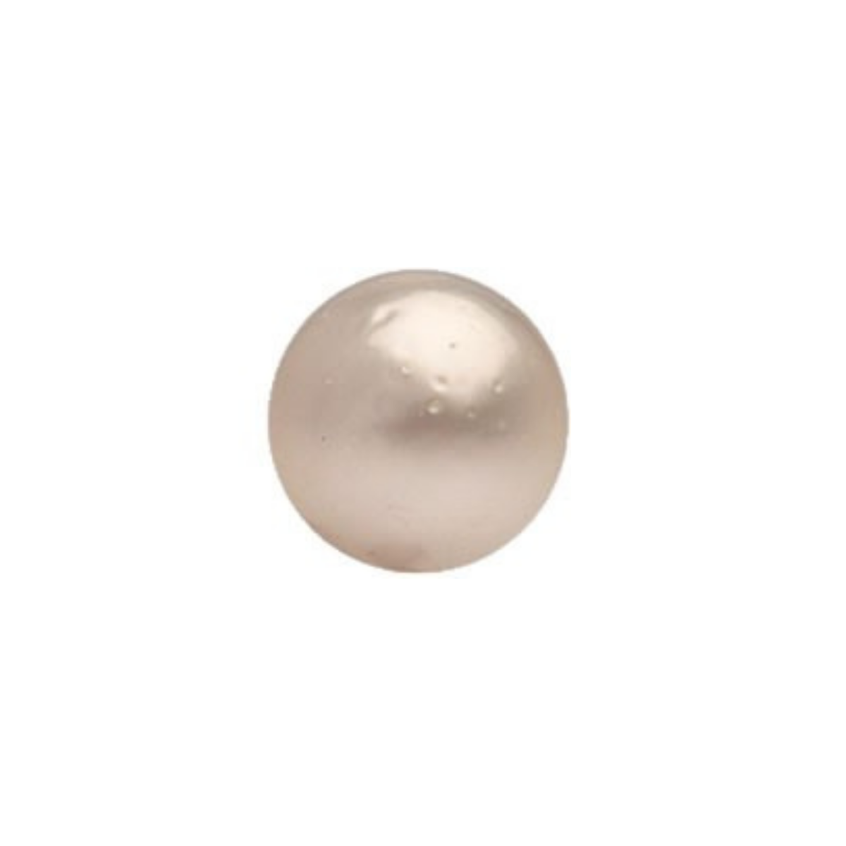 An AA grade Australian Akoya pearl with a moderately blemished surface.