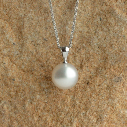 A stunning Australian South Sea pearl set in gold.