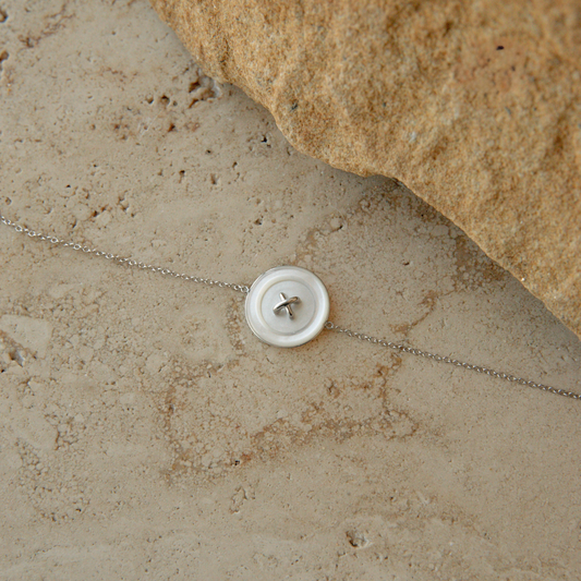 Button Mother of Pearl Bracelet