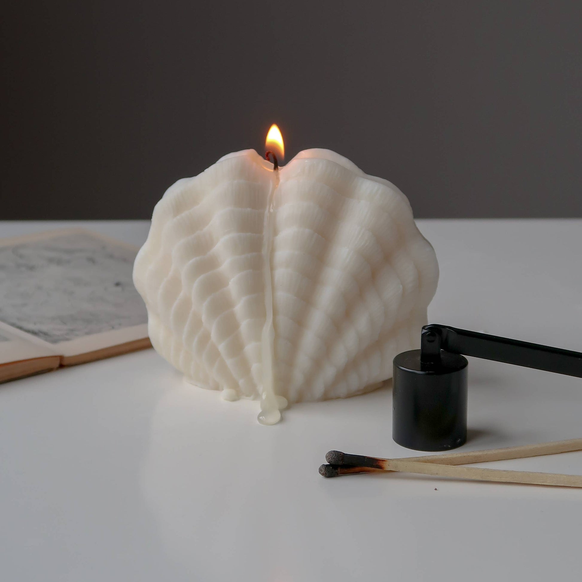 Whether you're looking for a special gift for a loved one or simply want to add a bit of coastal charm to your home, these shell candles make the perfect addition.

