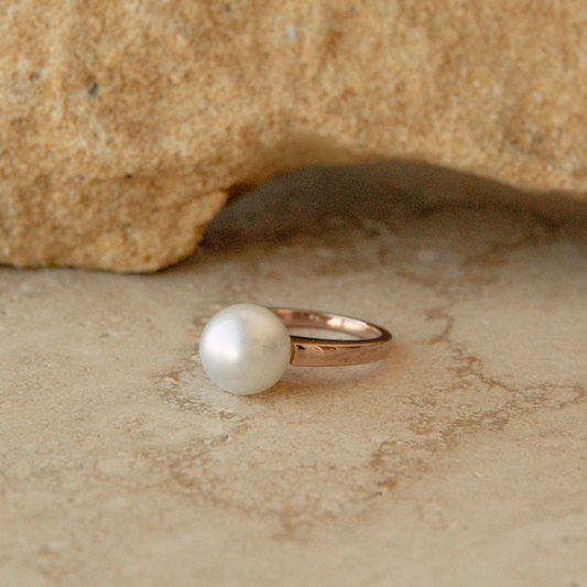 Cocos Ring Australian South Sea Cygnet Bay Round 10.5mm A2