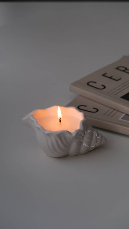 Shell candle | Custom scented candle
