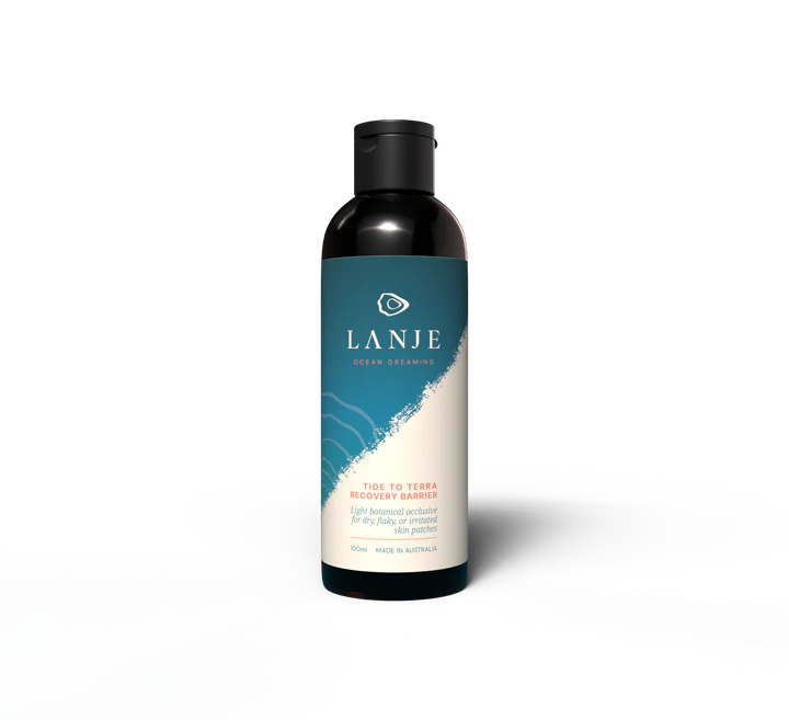 Lanje Tide to Terra Day Lotion skincare bottle on a white background