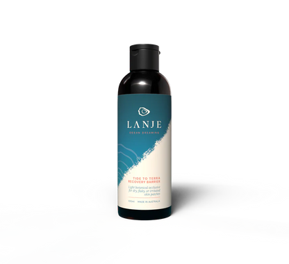 Lanje Tide to Terra Day Lotion skincare bottle on a white background