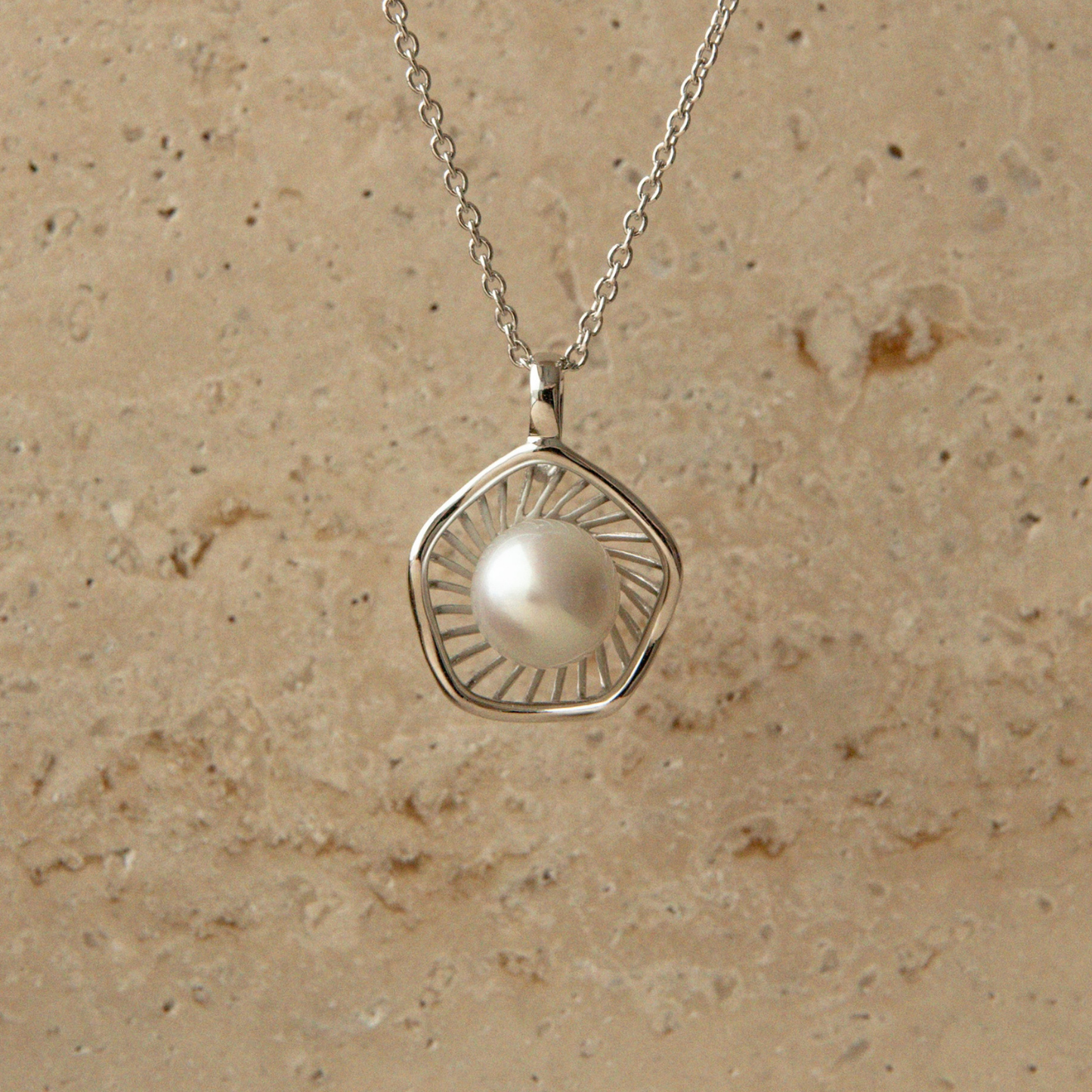 Mangrove Lily Pendant Australian Akoya Broken Bay 7mm AAA