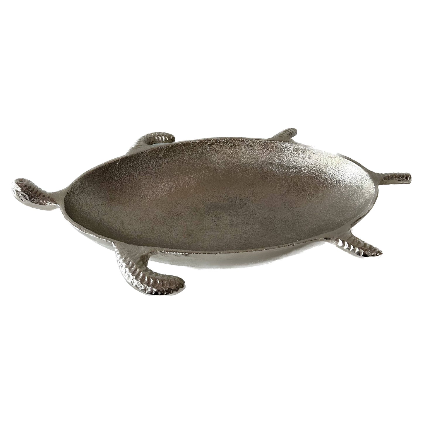 Decorative turtle-shaped bowl on a white background