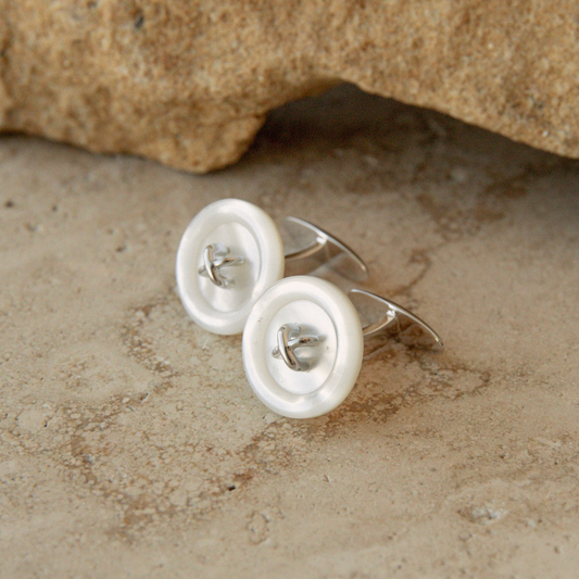 Button Mother of Pearl Cufflinks