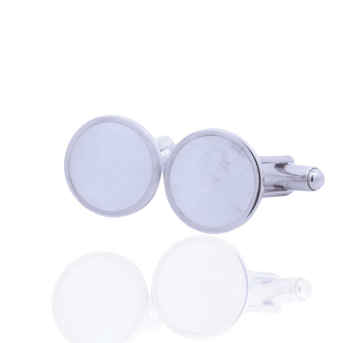 The timeless My Planet Cufflinks features our Cygnet Bay (WA) Australian South Sea Mother of Pearl shell set in Sterling Silver.