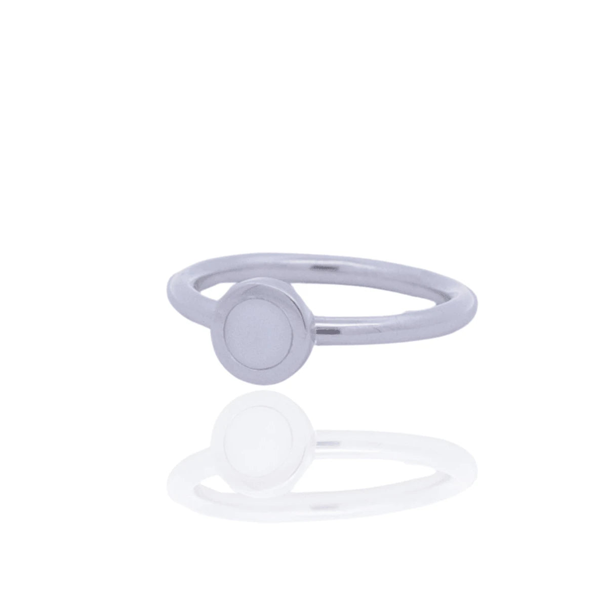 The timeless My Planet Petite Ring features our Cygnet Bay (WA) Australian South Sea Mother of Pearl shell set in Sterling Silver.