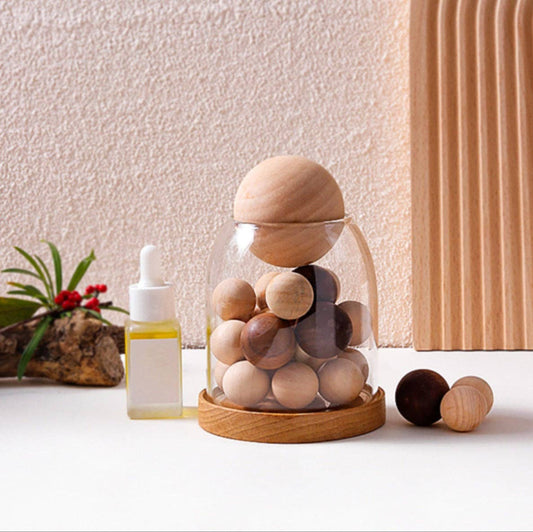 The Pearl - the Nordic style essential oil diffuser made of purely natural wood and glass, creating a truly Scandinavian aura in your home. When the natural wood meets pure essential oils, a harmonising combination of plant power is created and whispered into its modern surroundings. This will merge so naturally into your Nordic style home, diffusing your favorite aroma.

