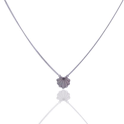 The stunning Petite Shell Necklace features our Australian South Sea Cygnet Bay Mother of Pearl shell set in Sterling Silver on an adjustable chain.