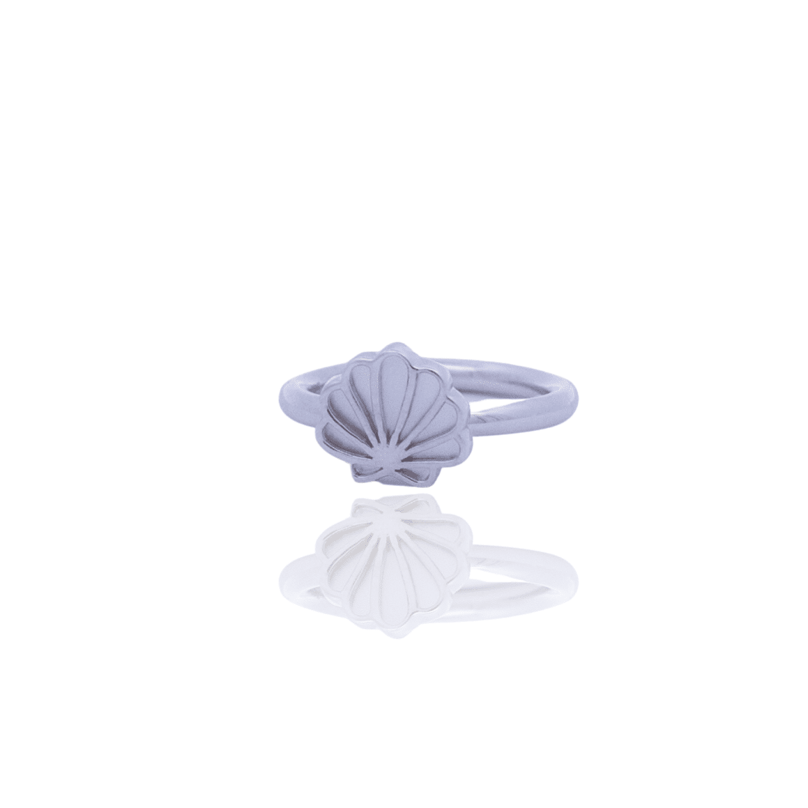 The stunning Petite Shell Ring features our Cygnet Bay (WA) grown Australian South Sea Mother of Pearl shell set in Sterling Silver.