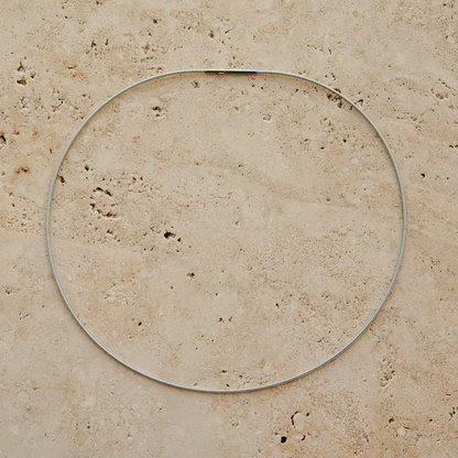 Black Spiral Chain 1.4mm 45cm Silver Clasp Stainless Steel