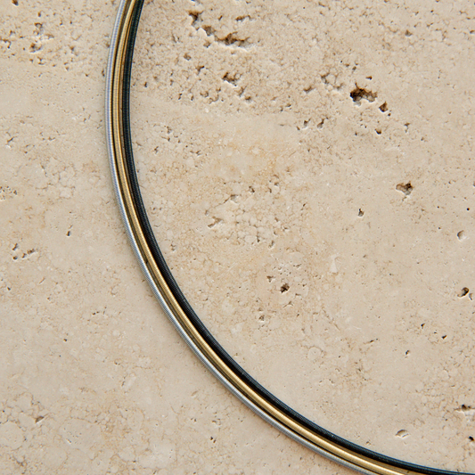 Black Spiral Chain 1.4mm 45cm Silver Clasp Stainless Steel