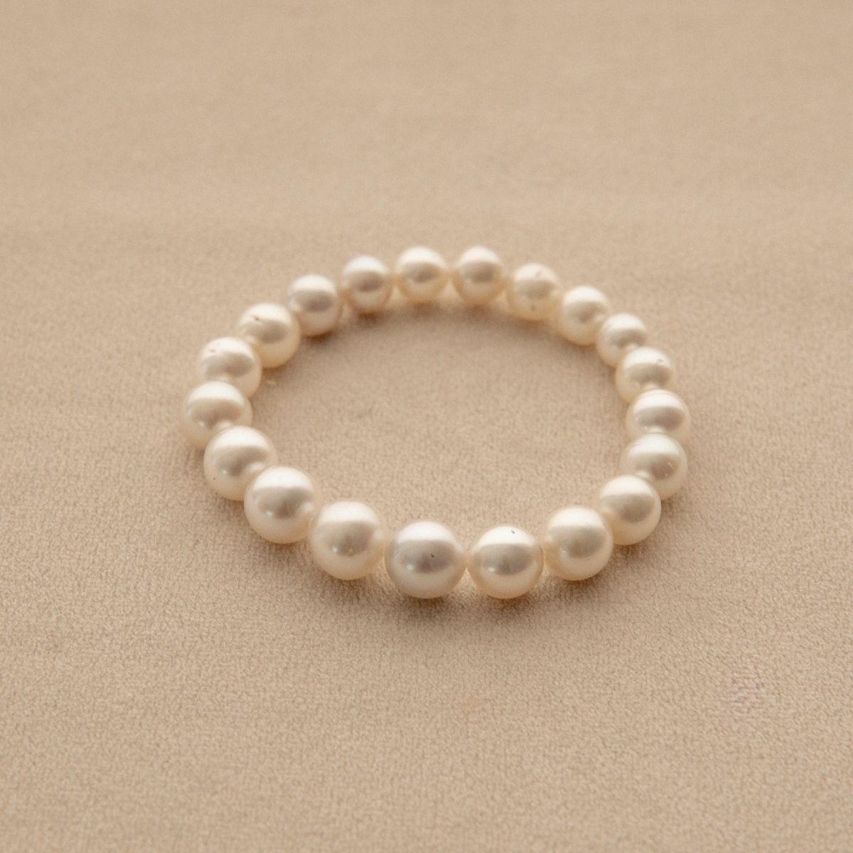 Strand Bracelet Australian South Sea Cygnet Bay Semi Drop 7.5-10.5mm B2 20pc 18cm Elasticated