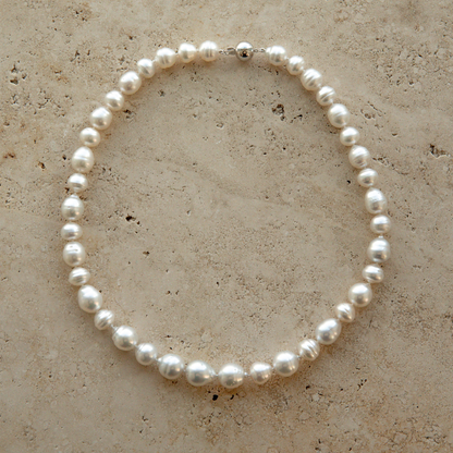 Strand Necklace Australian South Sea Cygnet Bay Circle 10-12.5mm A3+/B2 48cm 39pc 9ct White Gold