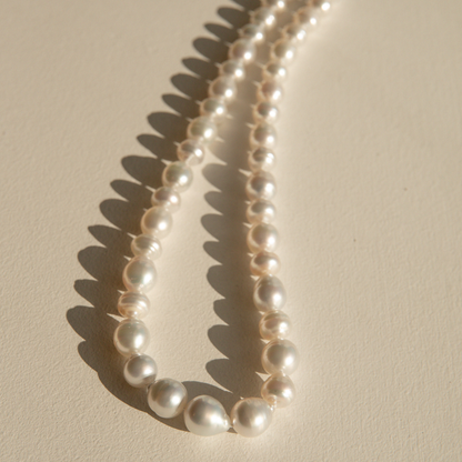 Strand Necklace Australian South Sea Cygnet Bay Circle 10-12.5mm A3+/B2 48cm 39pc 9ct White Gold