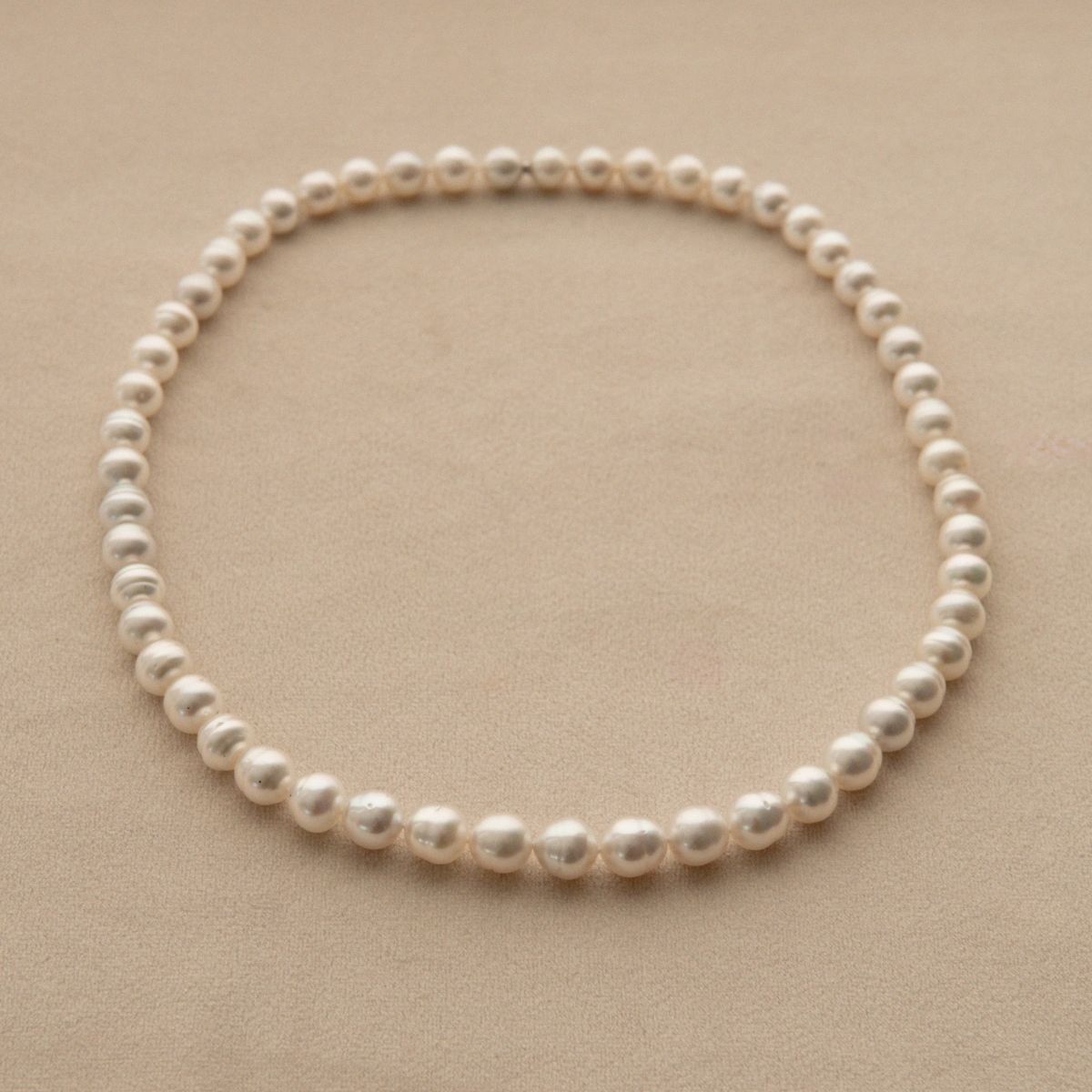 A string of Australian South Sea pearls.