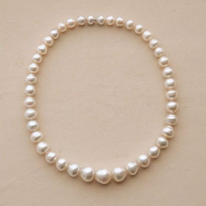 Strand Necklace Australian South Sea Cygnet Bay Circle 9.5-15mm A2/B2 41pc 46cm Stainless Steel