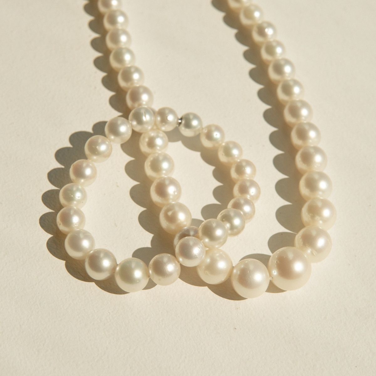 Strand Necklace & Bracelet Set Australian South Sea Cygnet Bay Drop 9-11.5mm B2 White 54pc 62cm Stainless Steel Invisible Clasp