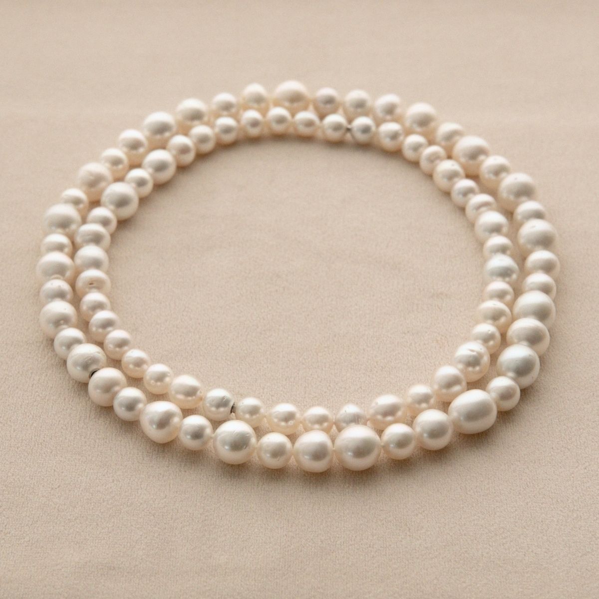 Strand Necklace & Bracelet Set Australian South Sea Cygnet Bay Mix Shape 8-12.5mm A2/B2 White 85pc 91cm Stainless Steel Invisible Clasp