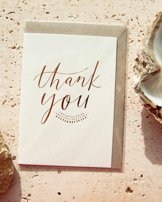 Thank You Greeting Card