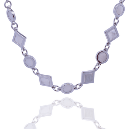 The amazing Harmony Bracelet features our Australian South Sea Cygnet Bay Mother of Pearl shell set in Sterling Silver.