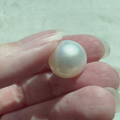 Loose Premium High Button 14.13mm A2 Silver