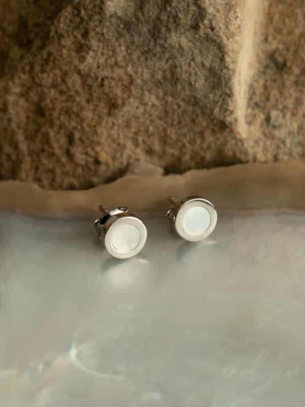 My Planet Studs from Mother of Pearl Collection